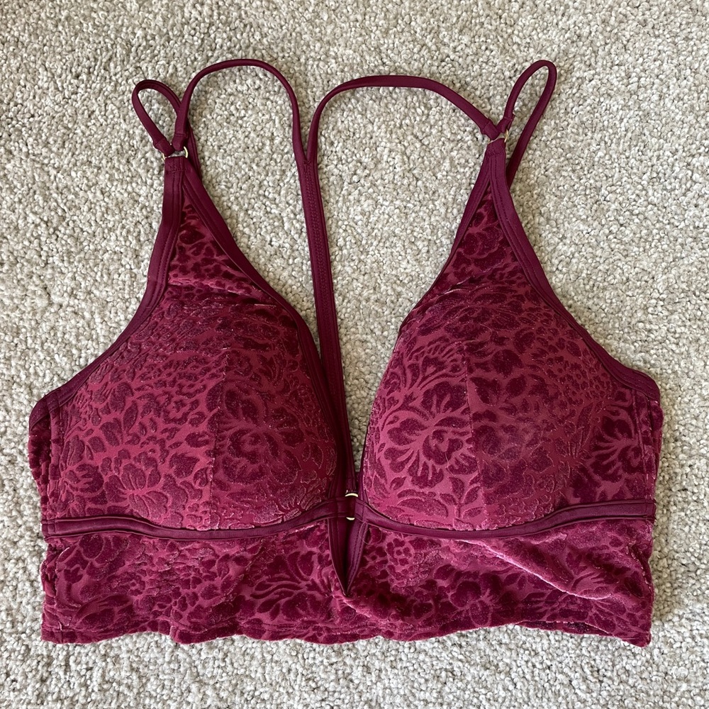 Victoria’s Secret PINK Burgundy Bralette